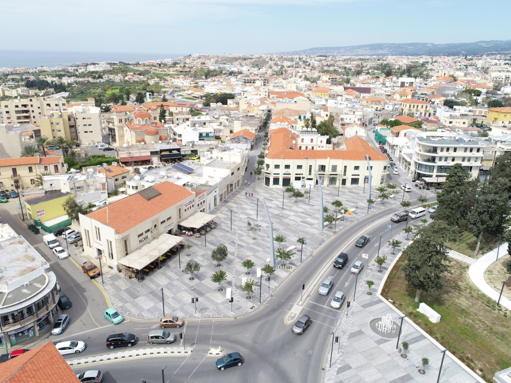 PAPHOS HISTORIC CENTRE AND KENNEDY SQUARE